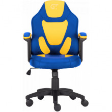 Геймерське дитяче крісло GT Racer X-1414 Blue/Yellow (Kids)