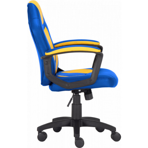 Геймерське дитяче крісло GT Racer X-1414 Blue/Yellow (Kids)