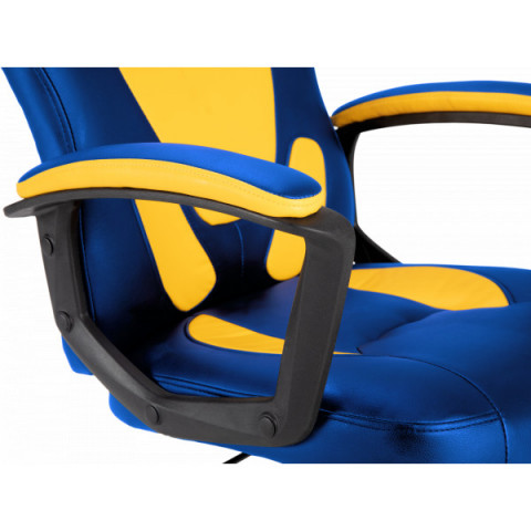 Геймерське дитяче крісло GT Racer X-1414 Blue/Yellow (Kids)