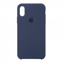 Чохол Original Silicone Case для Apple iPhone XS/X Midnight Blue (ARM49545)