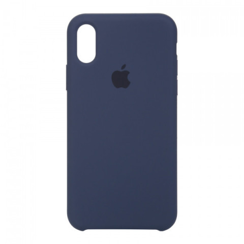 Чохол Original Silicone Case для Apple iPhone XS/X Midnight Blue (ARM49545)
