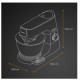 Кухонна машина Kenwood KVC 65.001 WH Titanium Chef Baker