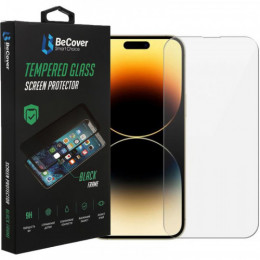 Захисне скло BeCover для Apple iPhone 14 Pro Crystal Clear Glass 3D (708086)