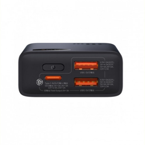 Універсальна мобільна батарея Baseus Adaman2 Digital Display 10000mAh Fast Charge 30W Black (PPAD040001/00296)
