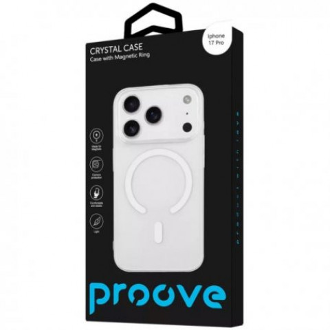 Чохол Proove Crystal Case для iPhone 17 Pro with MagSafe Brilliance (PCCCIP17P059)