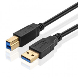 Кабель Dell USB-A 3.0 - USB-B 3.0 1.8 м (5KL2E22501) OEM Black