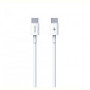Кабель Proda PD-B83a Type-C - Type-C Fast Charge 60W, 1 м, White