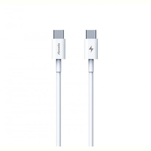 Кабель Proda PD-B83a Type-C - Type-C Fast Charge 60W, 1 м, White