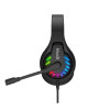 Гарнітура ігрова Bloody G230 з LED підсвічуванням, чорний колір, USB