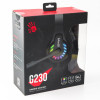 Гарнітура ігрова Bloody G230 з LED підсвічуванням, чорний колір, USB