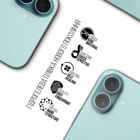 Гідрогелева плівка ArmorStandart для камери Apple iPhone 16 Plus 6 шт. (ARM79598)