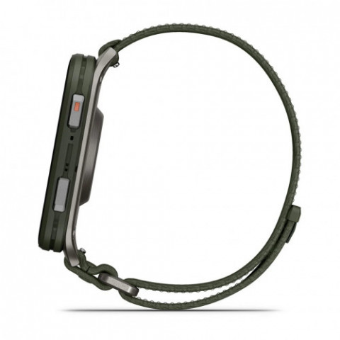 Смарт-годинник Garmin Venu X1 Moss Titanium with Moss Nylon (010-02980-23)