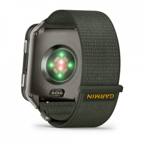 Смарт-годинник Garmin Venu X1 Moss Titanium with Moss Nylon (010-02980-23)