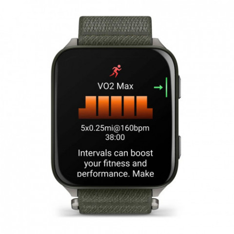 Смарт-годинник Garmin Venu X1 Moss Titanium with Moss Nylon (010-02980-23)