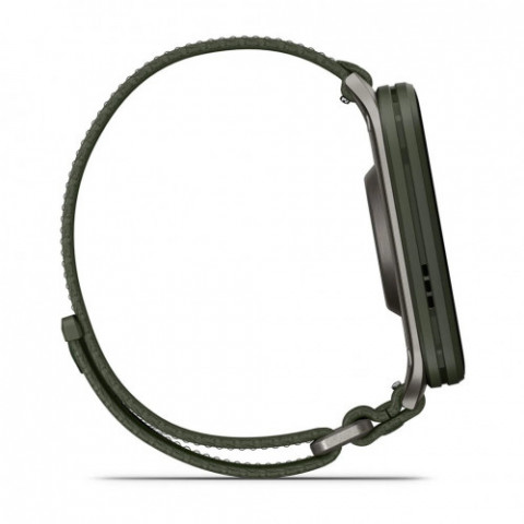 Смарт-годинник Garmin Venu X1 Moss Titanium with Moss Nylon (010-02980-23)