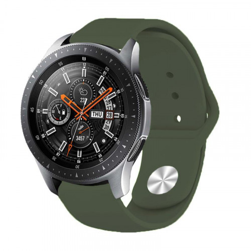 Силіконовий ремінець BeCover для Amazfit Stratos 1/2/2S/3/GTR 2/GTR 47mm/GTR Lite 47mm/Nexo/Pace Khaki (706384)