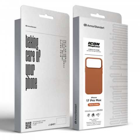 Чохол ArmorStandart ICON2 MagCase для Apple iPhone 17 Pro Max Terra Cotta (ARM89024)