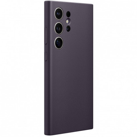 Чохол-накладка Samsung Vegan Leather Case для Samsung Galaxy S24 Ultra SM-S928 Dark Violet (GP-FPS928HCAVW)