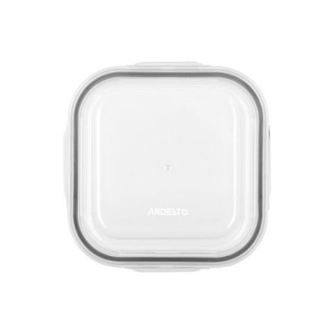 Контейнер для зберігання харчових продуктів Ardesto Gemini, 1.2л, боросилікатне скло, пластик, квадратний, прозорий