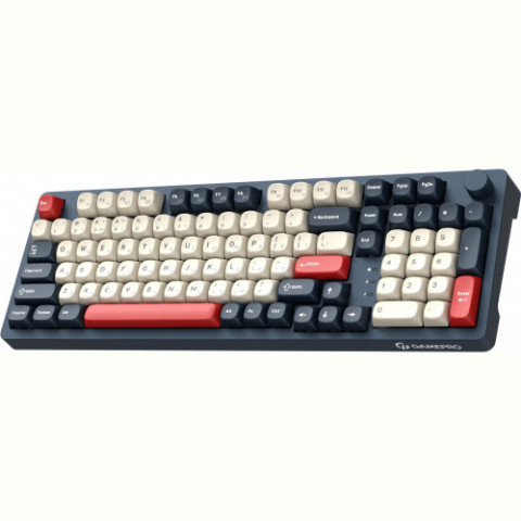 Клавіатура бездротова GamePro Asgard Drakkar Keychron Super Red Switch Blue (MK305BL)