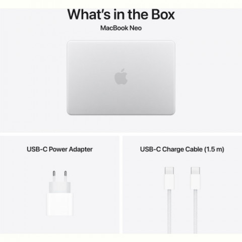 Ноутбук Apple MacBook Neo 13" A18 Pro 8/256GB 2026 (MHFA4UA/A) Silver