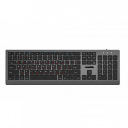 Клавiатура Maxxter KBW-01G-UA Gray-Black