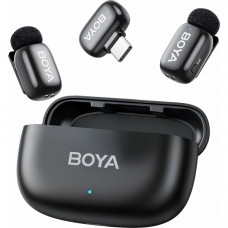 Бездротовий петличний мікрофон BOYA mini-14 Type-C Black