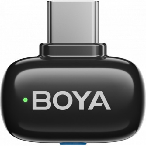 Бездротовий петличний мікрофон BOYA mini-14 Type-C Black Купити в Україні