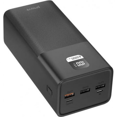 Зовнішній акумулятор Proove Giant Lite 40000mAh 22.5W Black (PBGI20312201)