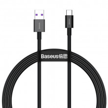 Кабель Baseus Superior Fast Charging USB - USB Type-C (M/M), 2 м, Black (CATYS-A01)