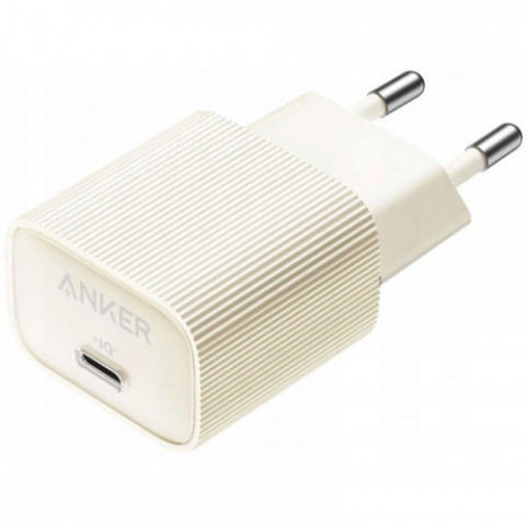 Мережевий зарядний пристрій Anker PowerPort 511 Nano IV White, 30 W USB Type-C (A2337G21)