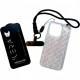 Чохол iLera для iPhone 14 Pro Go Ice Case with Hand stripe + Glass (iLGoHnd14Pr)