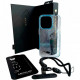 Чохол iLera для iPhone 14 Pro Go Ice Case with Hand stripe + Glass (iLGoHnd14Pr)