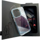 Чохол iLera для iPhone 14 Pro Go Ice Case with Hand stripe + Glass (iLGoHnd14Pr)