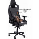 Геймерське крісло GT Racer X-8005 Dark Gray/Black Suede
