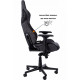 Геймерське крісло GT Racer X-8005 Dark Gray/Black Suede