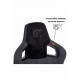 Геймерське крісло GT Racer X-8005 Dark Gray/Black Suede