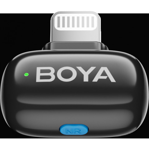 Бездротовий петличний мікрофон Boya mini 2-01 Type-C/Lightning Black Купити в Україні
