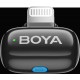 Бездротовий петличний мікрофон Boya mini 2-01 Type-C/Lightning Black Купити в Україні