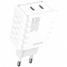 МЗП Proove Speed Surge Gan 35W (Type-C + Type-C) white