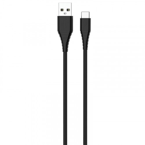 Кабель ColorWay USB-USB Type-C (PVC), 2.4А, 1м, Black (CW-CBUC026-BK)