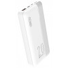 Зовнішній акумулятор (Power Bank) BYZ W23 20000mAh Type C PD White (BYZ-W23-W)