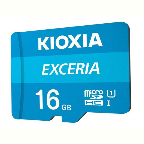 Карта пам`ятi MicroSDHC 16GB UHS-I Class 10 Kioxia Exceria R100MB/s (LMEX1L016GG2) + SD-адаптер