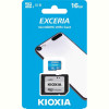 Карта пам`ятi MicroSDHC 16GB UHS-I Class 10 Kioxia Exceria R100MB/s (LMEX1L016GG2) + SD-адаптер