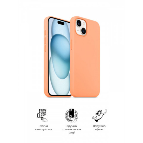 Чохол ArmorStandart ICON2 Case для Apple iPhone 15 Plus Orange Sorbet (ARM70518)