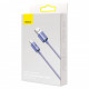 Кабель Baseus Crystal Shine USB - Lightning (M/M), 2.4A, 2 м Purple (CAJY000105)
