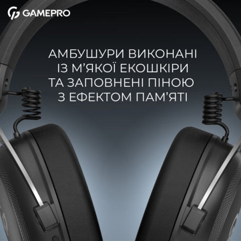 Бездротова ігрова гарнітура Gamepro Asgard Skald (HSW160B) 4-Mode Купити в Україні