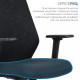 Крісло офісне OfficePro Fusion OC577B Black Купити в Україні