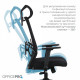 Крісло офісне OfficePro Fusion OC577B Black Купити в Україні