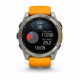 Смарт-годинник Garmin Fenix 8 51mm AMOLED Sapphire Graphite DLC Titanium with Spark Orange Silicone (010-02905-53)